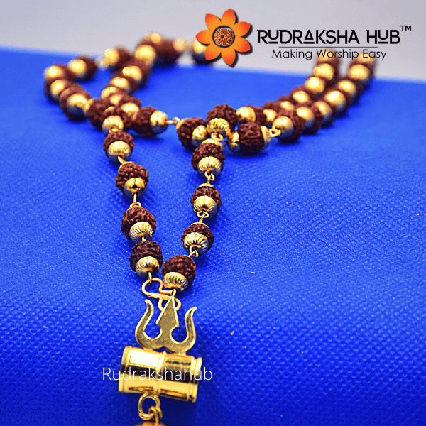 Trishul Rudraksha Pendant