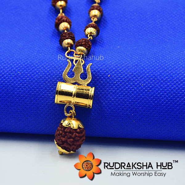 Trishul Rudraksha Pendant