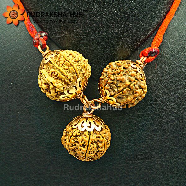 Kaal Sarp Dosh Rudraksha Kawach Copper Capping
