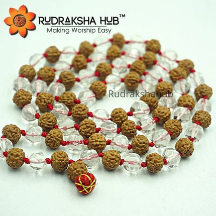 Rudraksha Sphatik Mala