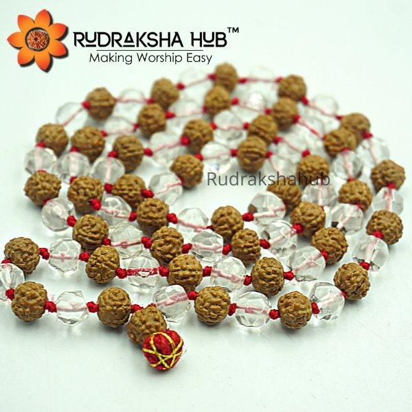 Rudraksha Sphatik Mala