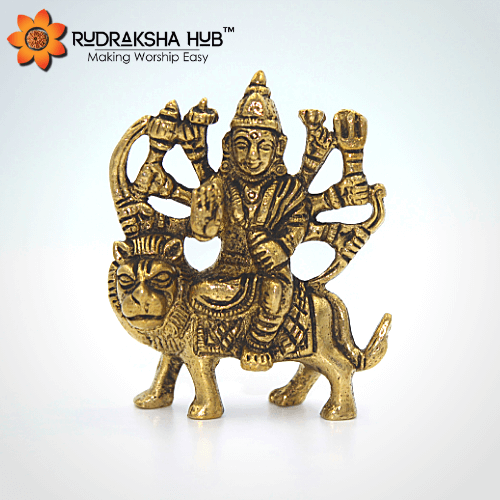 Durga Mata Brass Idol (Small)