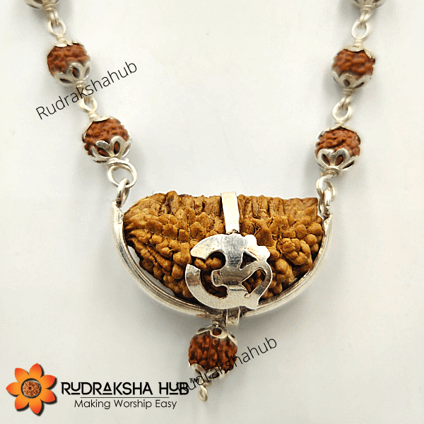 1 Mukhi Rudraksha Pure Silver Mala