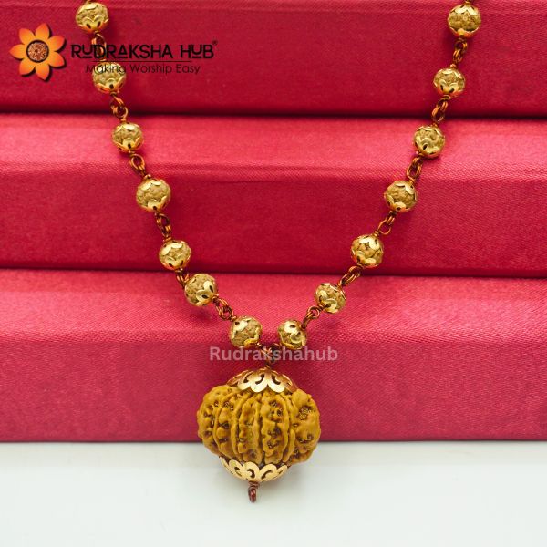 11 Mukhi Rudraksha Copper Capped