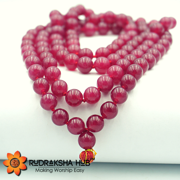 Red Hakik (Agate) Mala