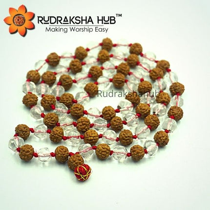 Rudraksha Sphatik Mala