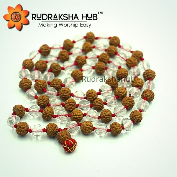 Rudraksha Sphatik Mala