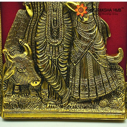 राधा कृष्ण शुद्ध पीतल की मूर्ति