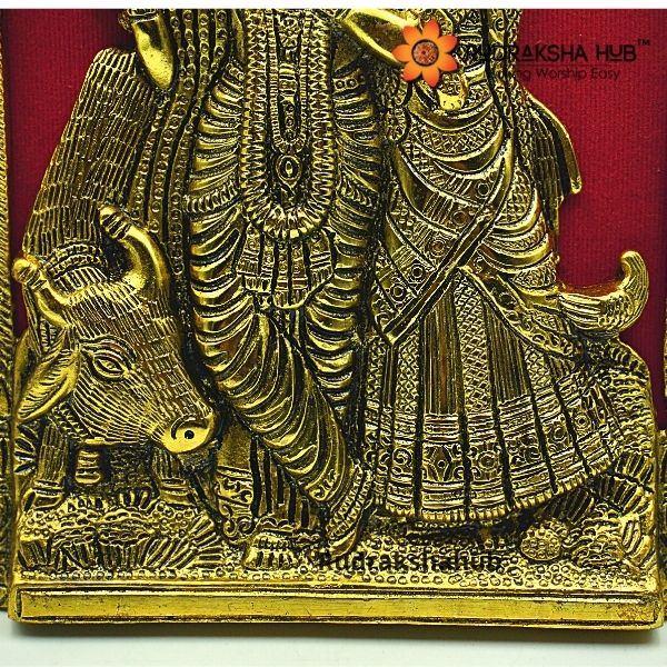 Radha Krishna Pure Brass Idol