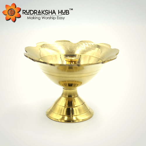 Flower Diya Brass