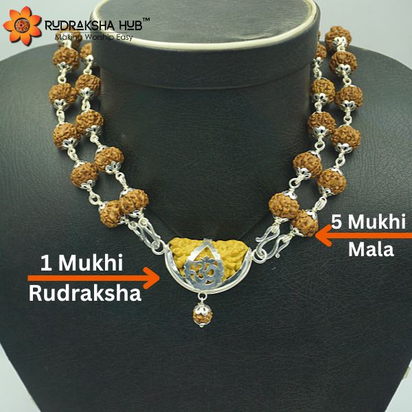 1 Mukhi Rudraksha Mala 10 mm