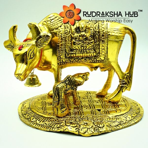 Kamdhenu Cow (Gold)