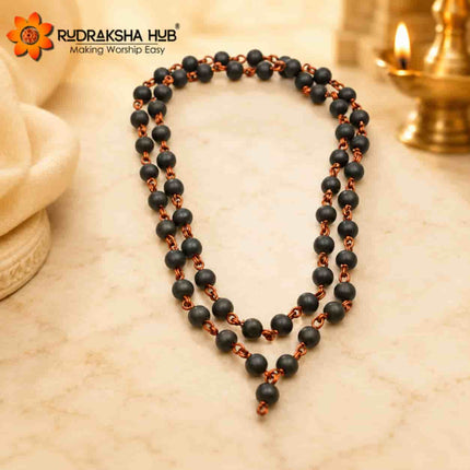 Karungali Mala Pure Copper Wired
