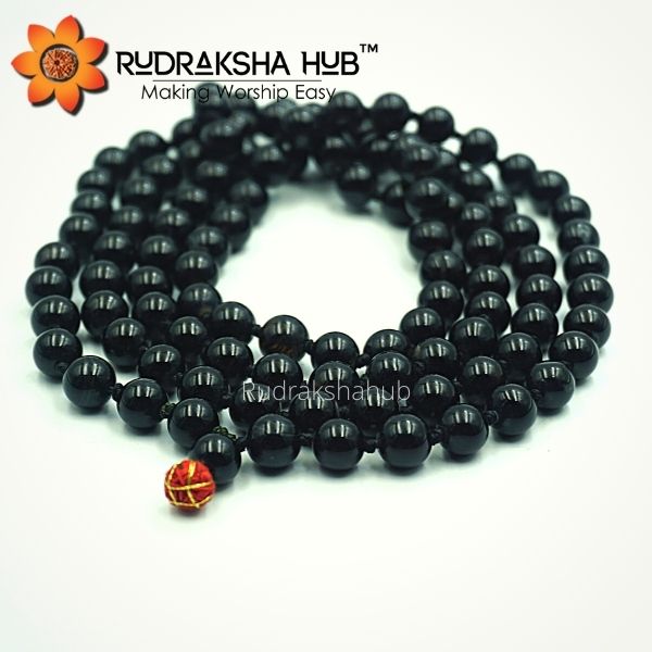 Black Hakik (Agate) Mala