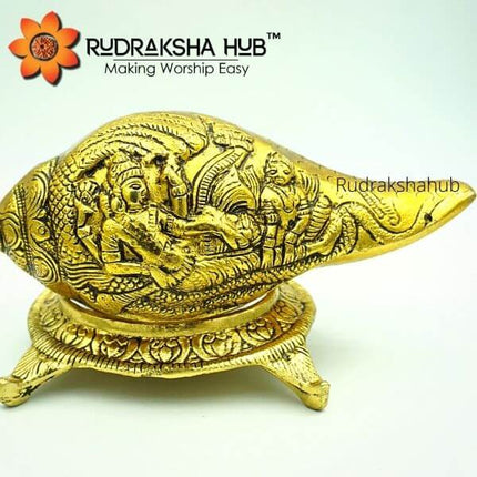 Vishnu Shankh with stand