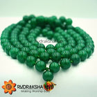 हरा हकीक (अगेट) माला 8 मिमी
