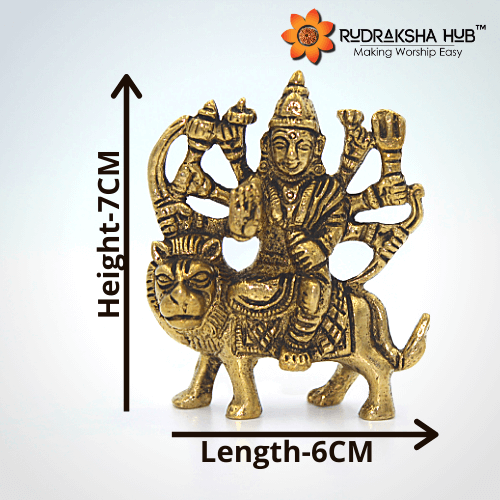 Durga Mata Brass Idol (Small)