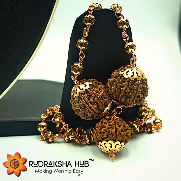 Kaal Sarp Dosh Rudraksha Kawach Copper Capped
