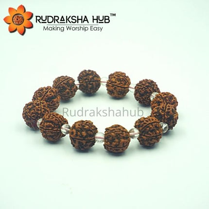 Rudraksha Sphatik Bracelet