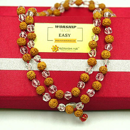 Rudraksha Sphatik Mala