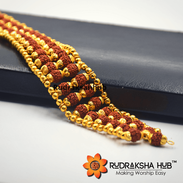 Single Line Rudraksha Bracelet