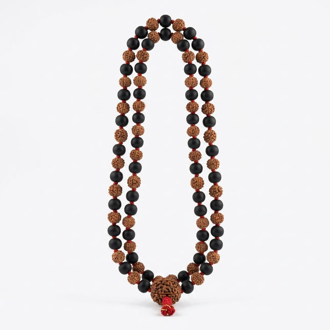 Rudraksha Karungali Mala