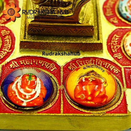 अष्टविनायक गणपति यंत्र चौकी