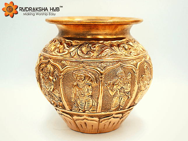 Handmade Siddha Copper Kalash