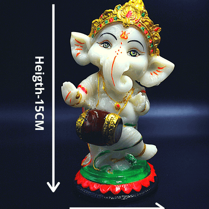 ढोलक संगमरमर के साथ गणेश