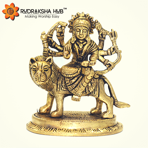 Durga Mata Idol Brass (Medium)