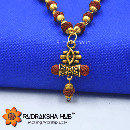 Trinetra Locket Gold Pendant