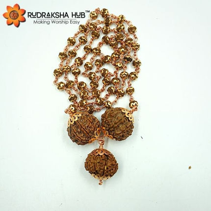 Kaal Sarp Dosh Rudraksha Kawach Copper Capped