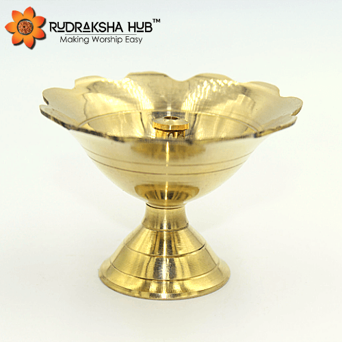 Flower Diya Brass