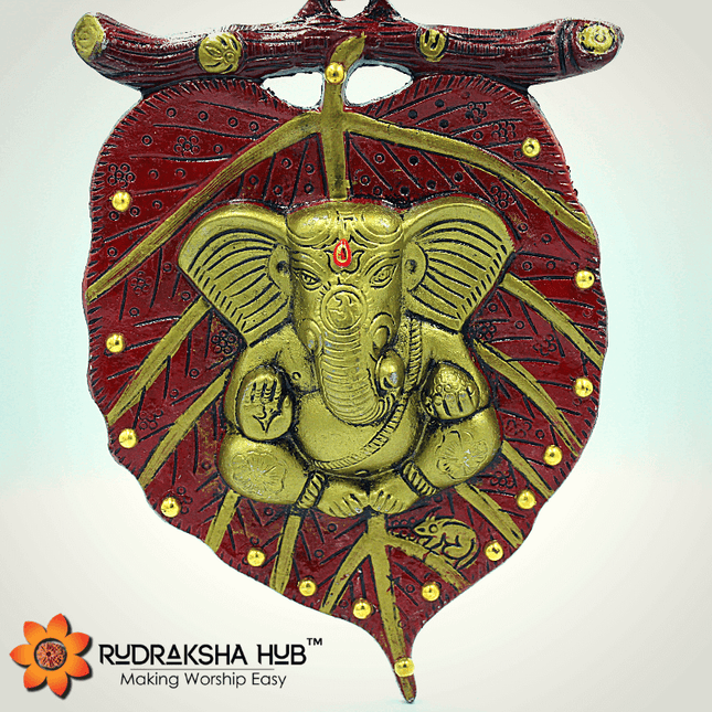 Ganesha on a Peepal Leaf