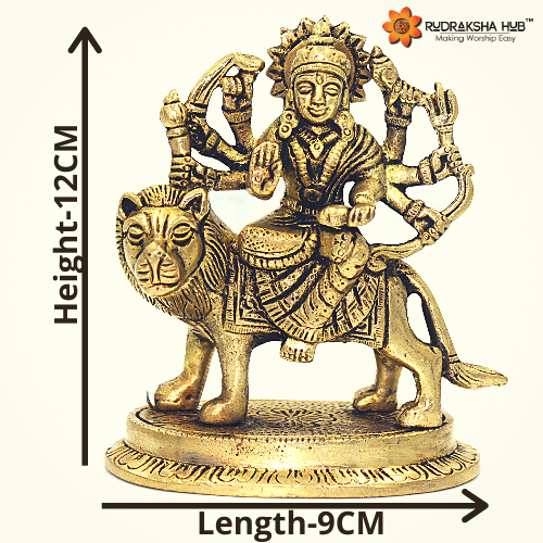 Durga Mata Idol Brass (Medium)