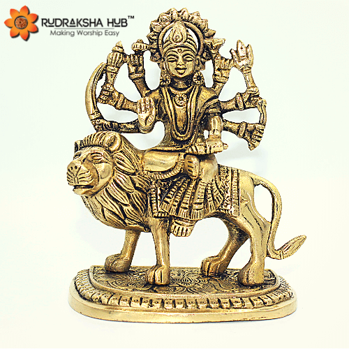 Durga Idol Brass (Large)