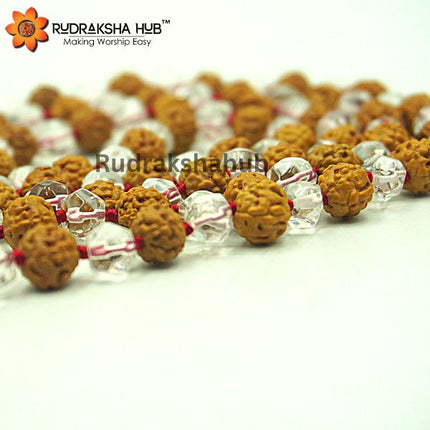 Rudraksha Sphatik Mala