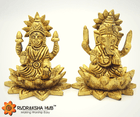 Lakshmi Ganesha Ashtadhatu Idol (Small)