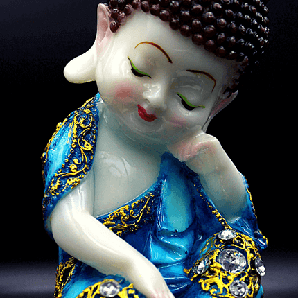 भगवान बुद्ध चिंतन मुद्रा नीला