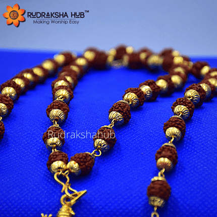 शिव डमरू रुद्राक्ष पेंडेंट