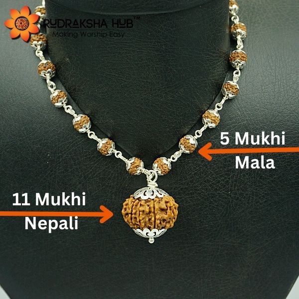 11 Mukhi Rudraksha Kawach for Confidence