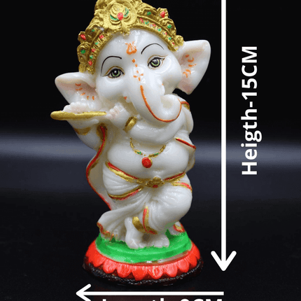 Murli Ganesha Marble