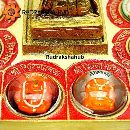 अष्टविनायक गणपति यंत्र चौकी
