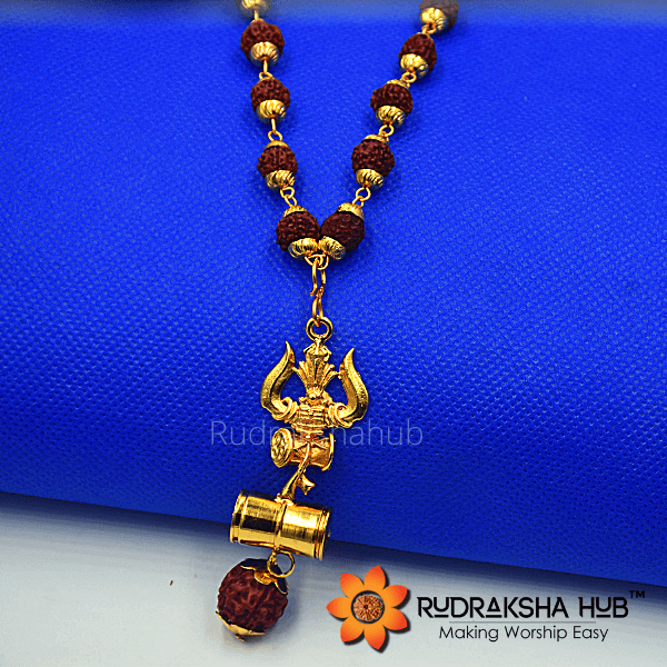 Rudraksha damru deals pendant