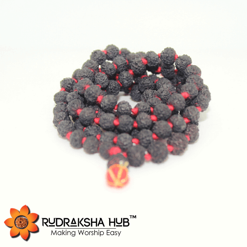 Black Rudraksha Mala