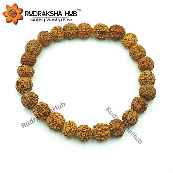 Empath Protection // 7 Mukhi Rudraksha and Black Tourmaline Bracelet //  Aura and Negative Energy Protection // Reiki Jewelry // Healing Mala